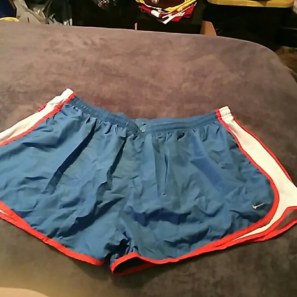 Blue Nike tempos